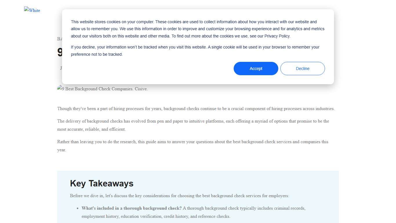 9 Best Background Check Companies in 2026
